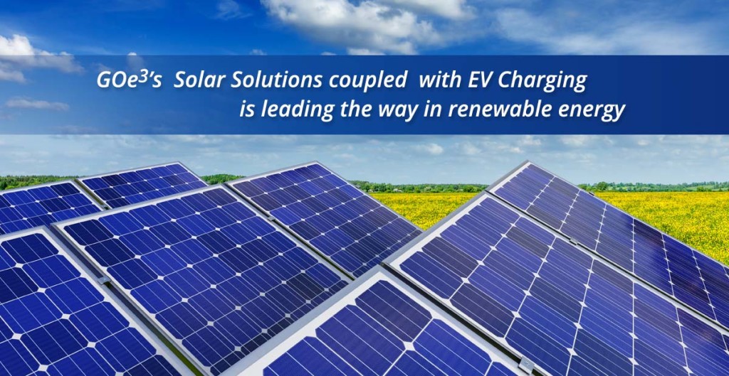 GOe3's Solar Solution coupled with EV Charging is leading the way in renewable image.